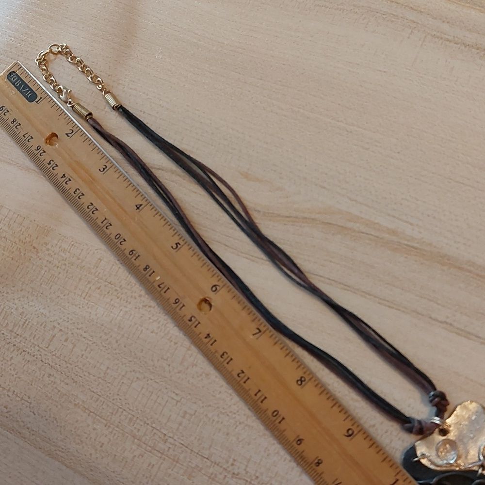 Anju Jewelry Rustic Mixed Metal Necklace - Picture 3 of 5